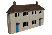Scenecraft 44-0202 Low Relief Municipal Reinforced Concrete Housing