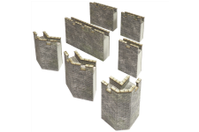 Metcalfe PN193 N Scale Curtain Walls