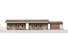 SuperQuick SQA04 Island Platform Building OO Scale Card Kit