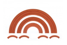 Wills Kits SS55 OO Gauge Brick Arch Overlays