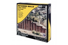 Woodland Scenics C1260 Timber Retaining Walls pkg