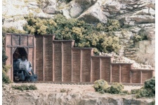 Woodland Scenics C1160 N Scale Timber Retaining Walls