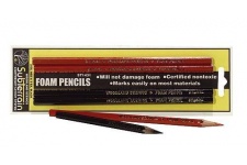 Woodland Scenics ST1431 Foam Pencils (2 Red & 2 Black)