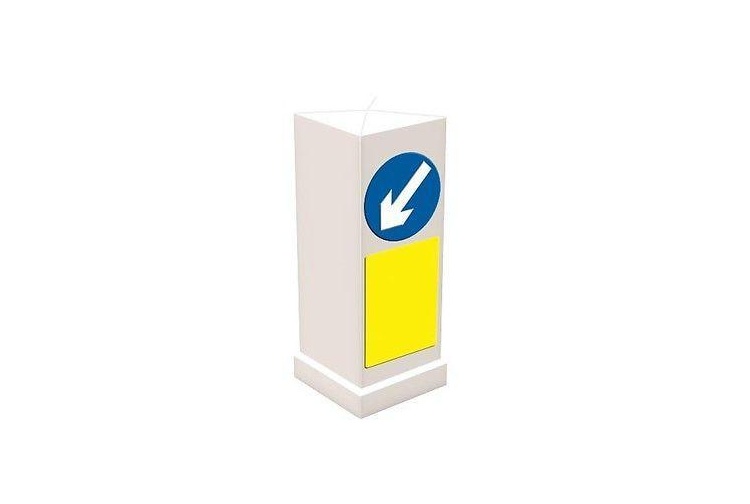 BACHMANN 44-529  TRAFFIC ISLAND BOLLARDS x 10
