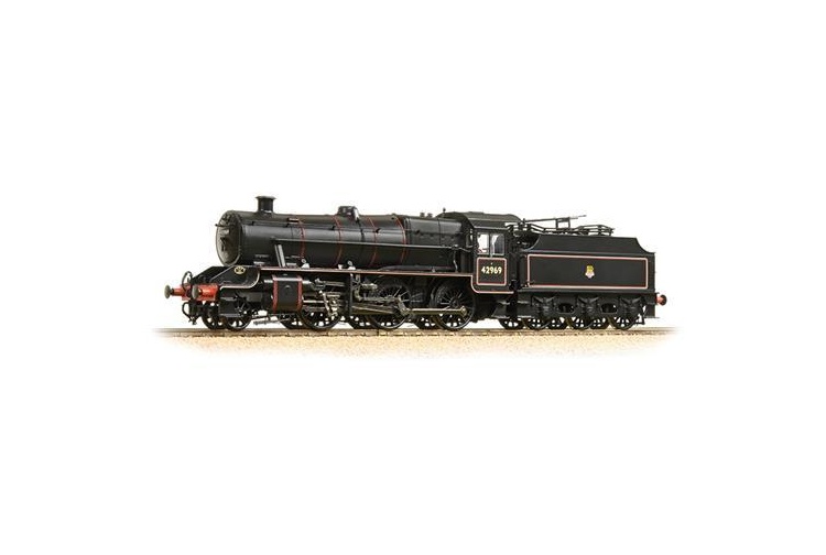 Bachmann Branchline 31-691 LMS Stanier Mogul 42969 BR Lined Black Early Emblem