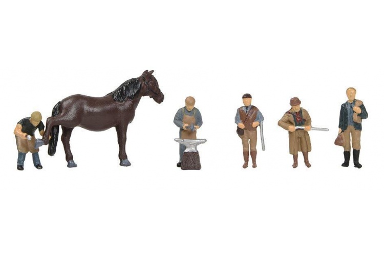 Bachmann Scenecraft 36-415 Rural Tradesmen Figure Set