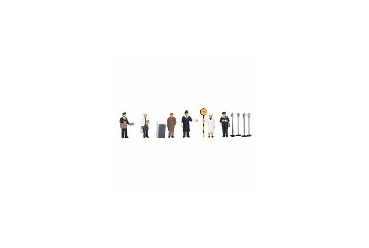 Bachmann Scenecraft 36-416 OO Gauge Urban Workers 1960/70s (Pack of 6)