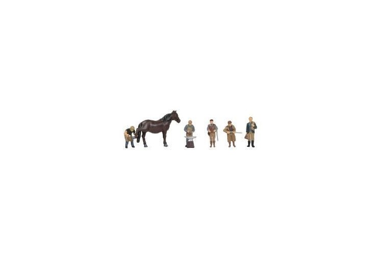 Bachmann Scenecraft 379-327 Rural Tradesmen 6 Figure Set - N Gauge