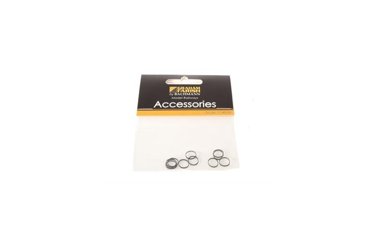 Graham Farish 379-423 LMS Ivatt 2MT Traction Tyres (Pack of 10)
