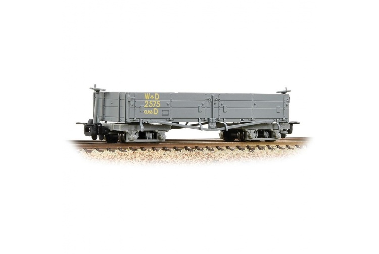 Bachmann Narrow Gauge 393-050 Open Bogie Wagon WW1 WD Grey Weathered