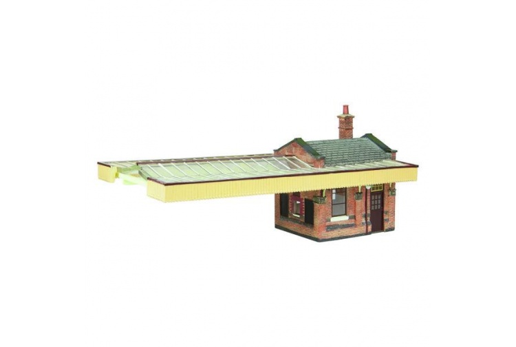 Bachmann Scenecraft 44-117B Great Central Station Booking Office and Canopy