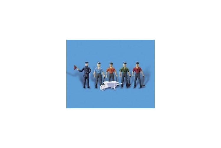 Modelscene 5077 OO Gauge Figures Set - Track Maintenance Party
