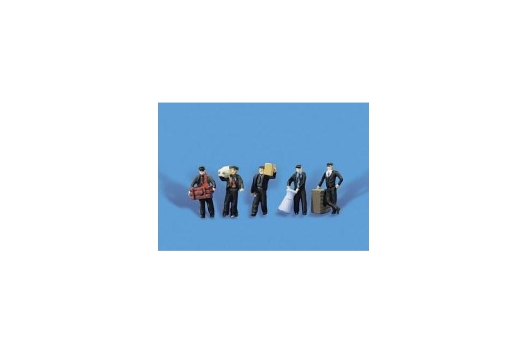 Modelscene 5119 OO Gauge Figures - Porters (Pack of 5)