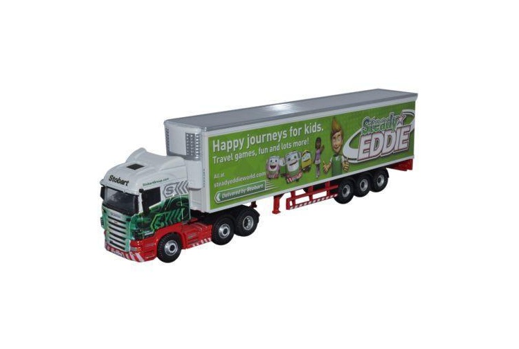 Oxford Diecast 76SHL16FR Scania Highline Fridge Steady Eddie