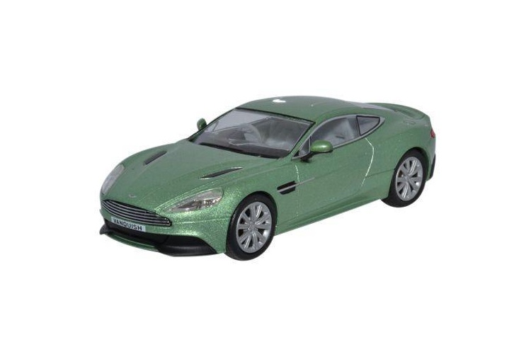 Oxford Diecast AMV001 1:43 scale model Aston Martin Vanquish Coupe - Appletree Green