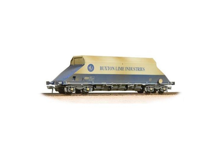 Bachmann Branchline 37-327D 90T JGA Bogie Hopper Buxton Lime - Weathered