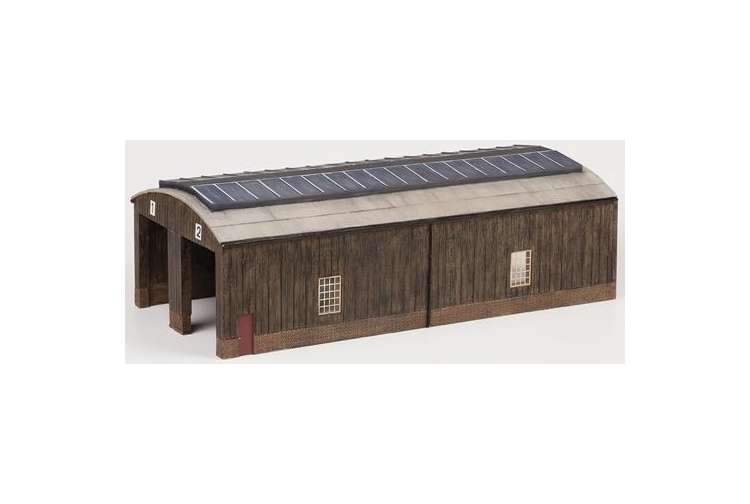 BACHMANN 44-0035 SCENECRAFT WOODEN CARRIAGE SHED 