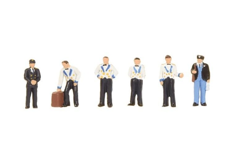 Bachmann Scenecraft 36-420 Midland Pullman Stewards and Train Crew Figure Set