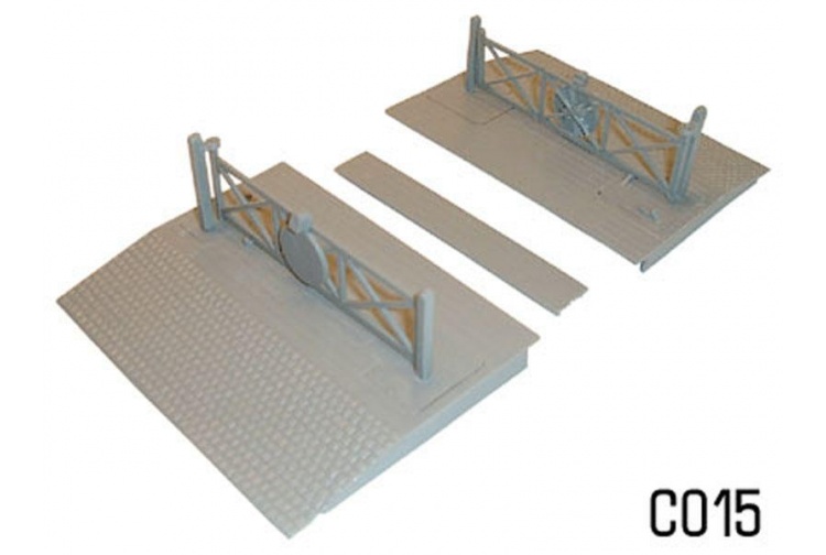 Dapol C015 Level Crossing Kit assembled