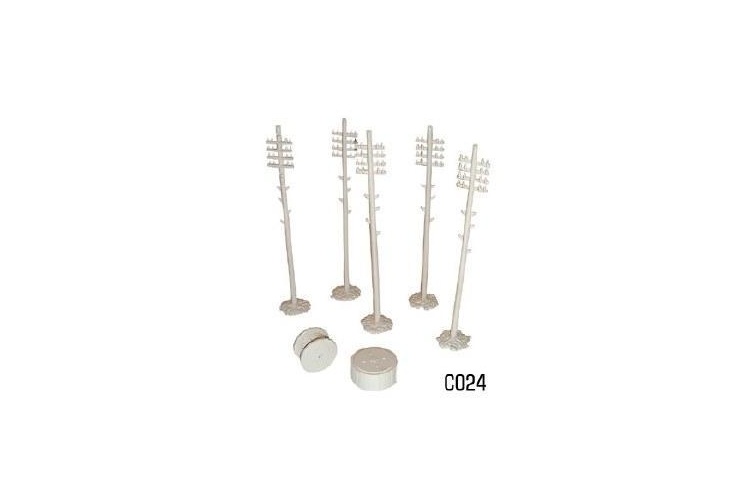 Dapol C024 Telegraph Poles Kit Parts