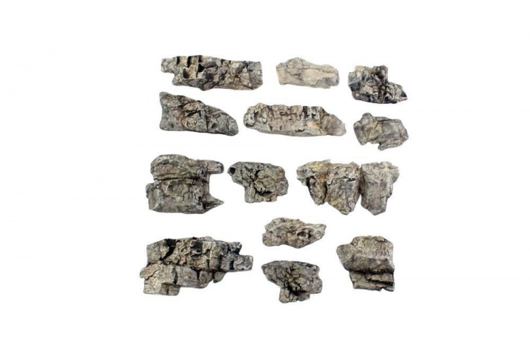 Woodland Scenics C1139 Outcroppings Ready Rocks. (Pack of 13)