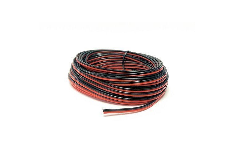 Gaugemaster GM09RB Red/Black Twinned Wire 10m (14 x 0.15mm)