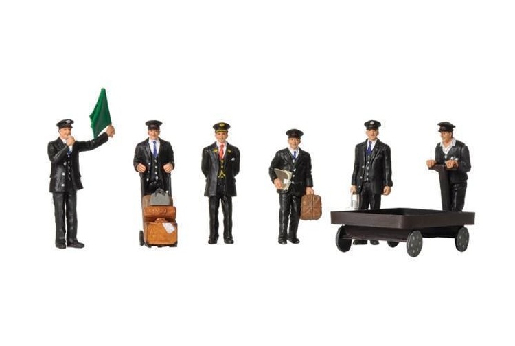 Graham-Farish-Scenecraft-379-317-N-Scale-1940-50s-Station-Staff681