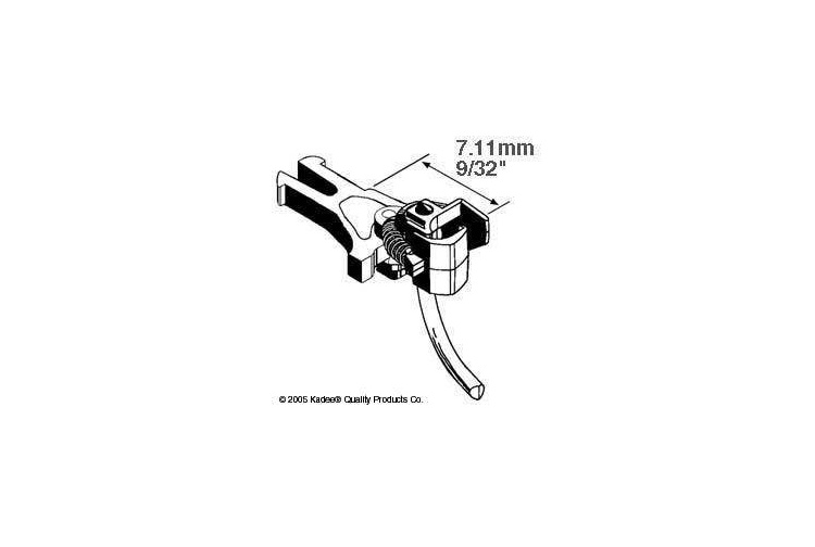 Kadee KDE17 NEM362 OO/HO European Coupler Short 7.11mm (Pack of 2)