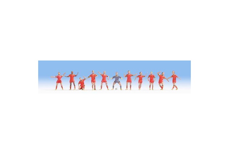 Noch N15967 OO Gauge Figures - Belgium Football Team - 11 Figure Set