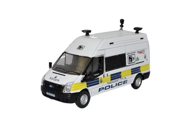 Oxford Diecast 76FT026 Ford Transit LWB High Network Rail Speed Camera