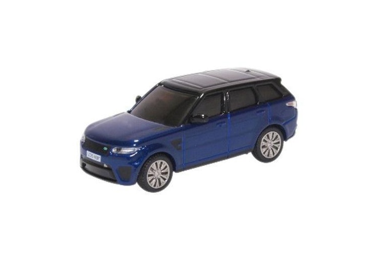 Oxford Diecast 76RRS001 Range Rover Sport SVR Setoril Blue