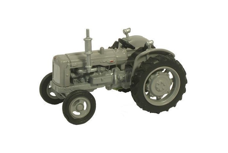 Oxford Diecast 76TRAC004 Fordson Tractor Matt Grey