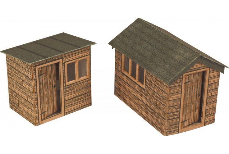 Metcalfe PO512 Garden Sheds OO Gauge Card Kit
