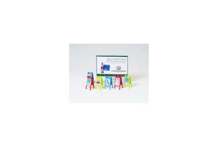 Preiser 17208 OO Gauge Advertising Hoardings