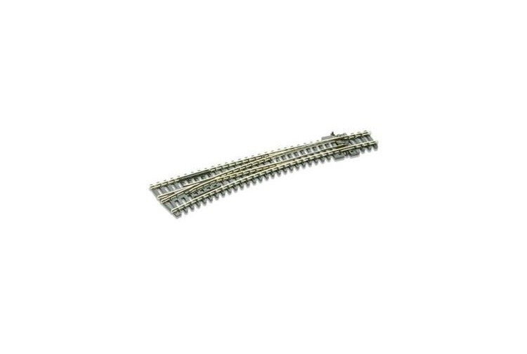 Peco Streamline SL-E387 Electrofrog Curved Double Radius Left Hand Turnout