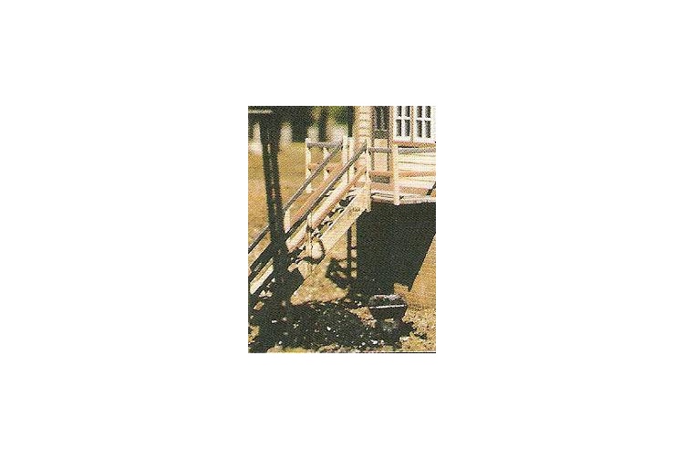 Ratio 142 Wooden Staircase Plastic Kit Assembled