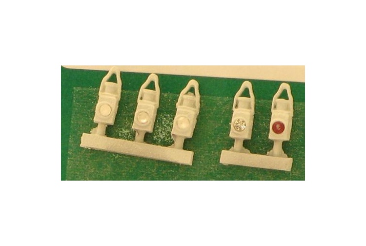 Springside DA19/5 BR Head & Tail Lamps - White (Pack of 5)