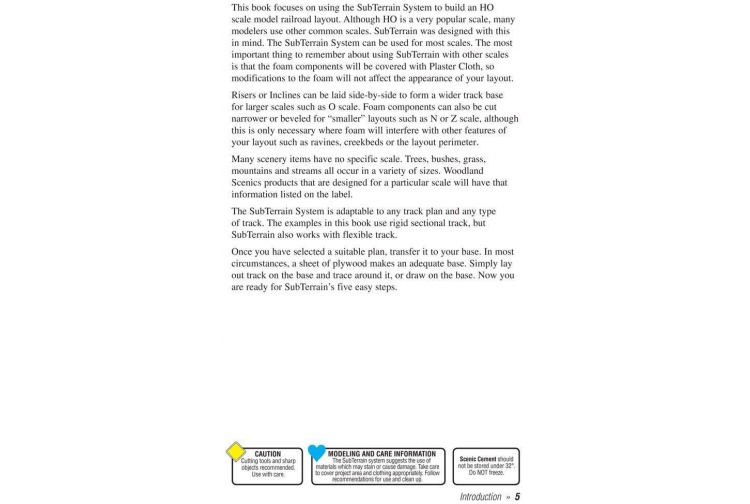 Woodland Scenics ST1402 Subterrain How-To-Book 5