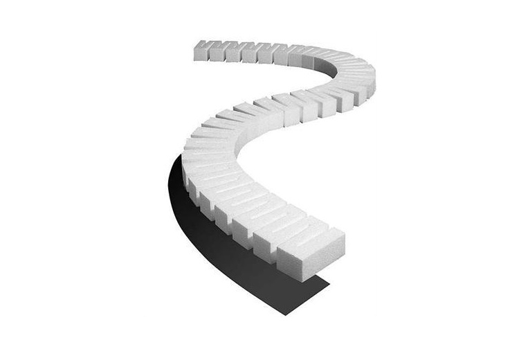 Woodland Scenics ST1407 Foam Riser 1 Inch High By 2 Feet Long (4)