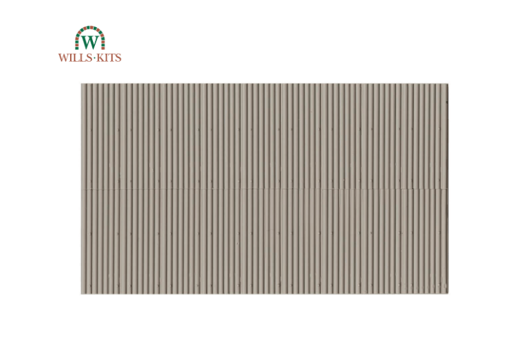 Wills Kits SSMP219 Corrugated Asbestos OO Gauge Material Sheets