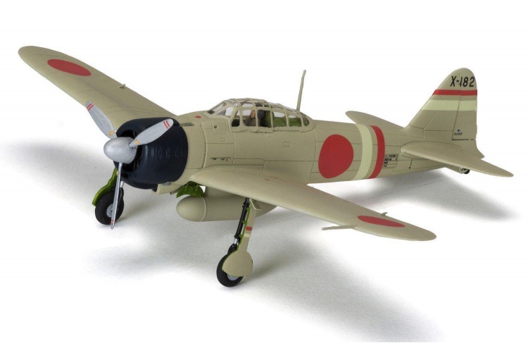 Airfix A01005A Mitsubishi A6M2b Zero 1:72 Scale Model Plane Kit assembled