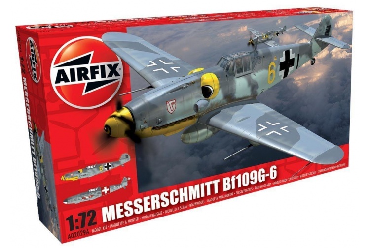 Airfix A02020A Messerschmitt BF109G-6 1:72 Scale Model Aircraft Kit
