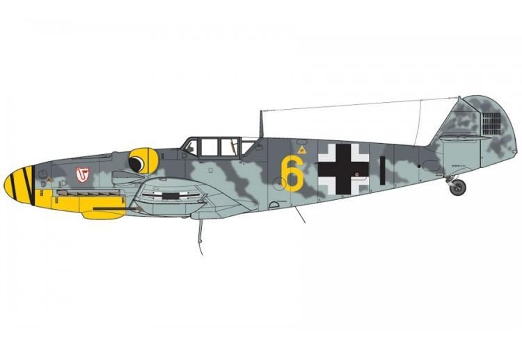 Airfix A02020A Messerschmitt BF109G-6 1:72 Scale Model Aircraft Kit -2