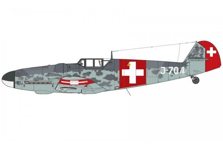 Airfix A02020A Messerschmitt BF109G-6 1:72 Scale Model Aircraft Kit -3