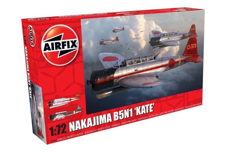 Airfix A04060 Nakajima B5N1 "Kate" 1:72 Scale Model Aircraft Kit