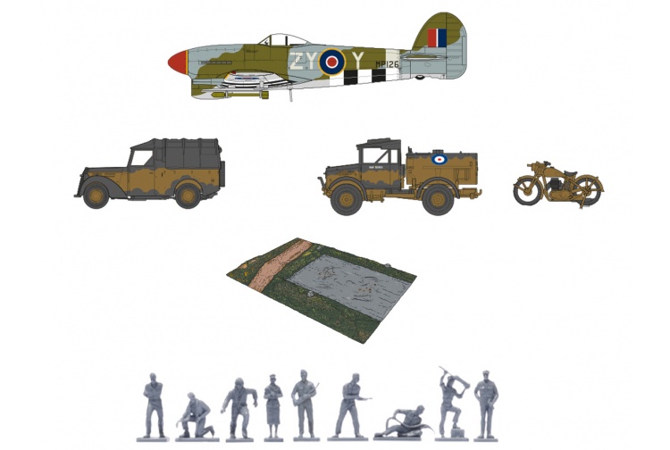 Airfix A50157A D-Day Air Assault Set contents