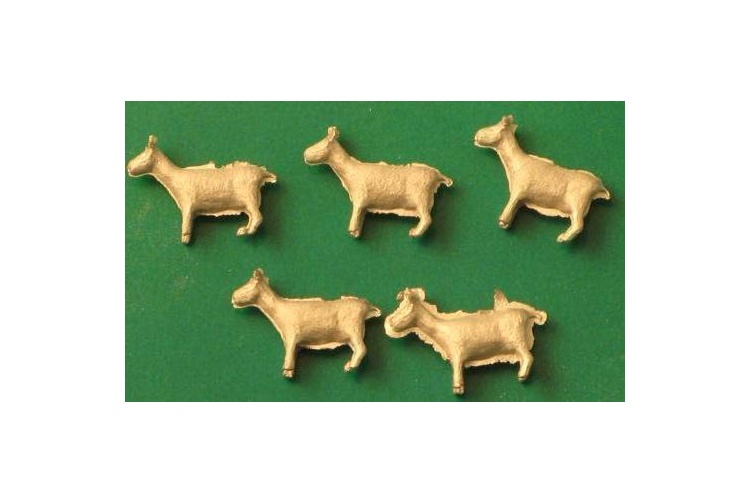 Springside A2 OO Scale Whitemetal Cats & Dogs (Pack of 4)