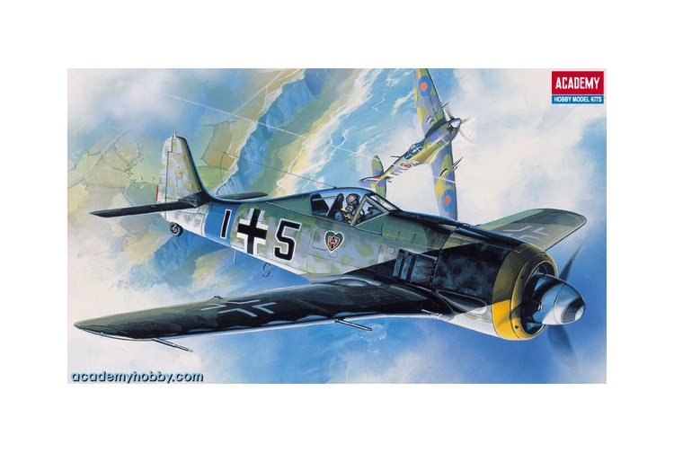  Academy 12480 Focke-Wolfe FW190A 1:72 Scale Model Aircraft Kit