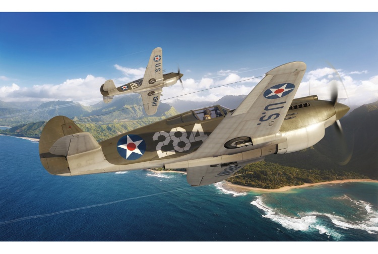 Airfix A01003B Curtiss P-40B Warhawk