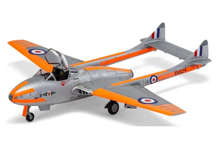 Airfix A02058A De Havilland Vampire T.11/J-28C Front Left